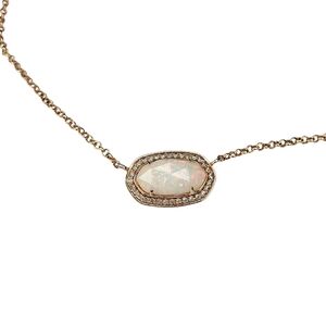 Kendra Scott Eloise Rose Gold Opal Necklace